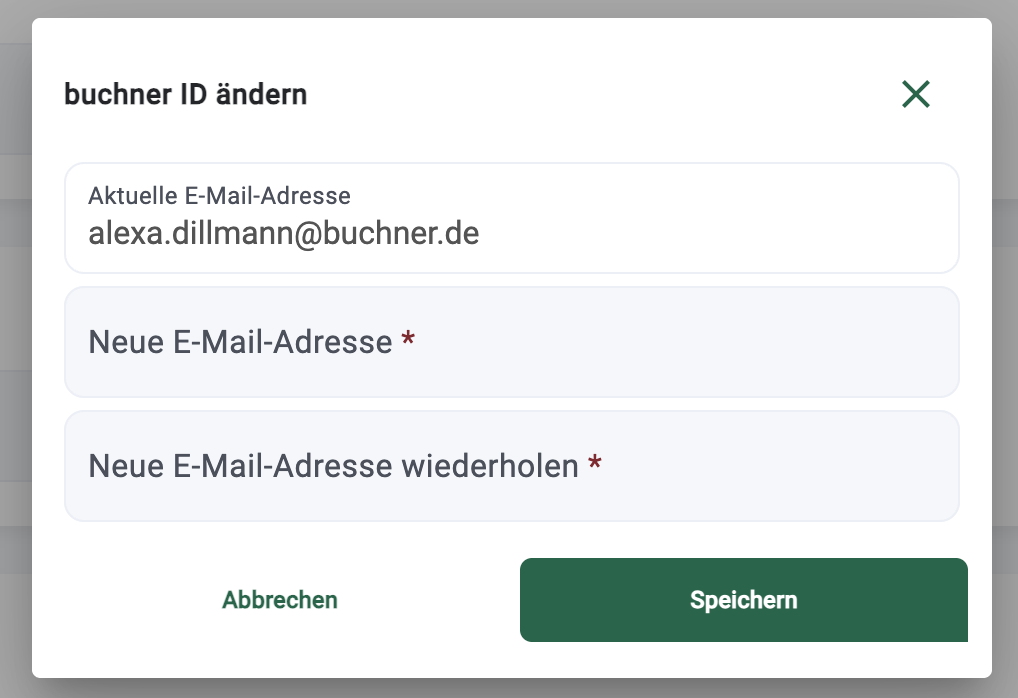 FLOW: E-Mail-Adresse ändern